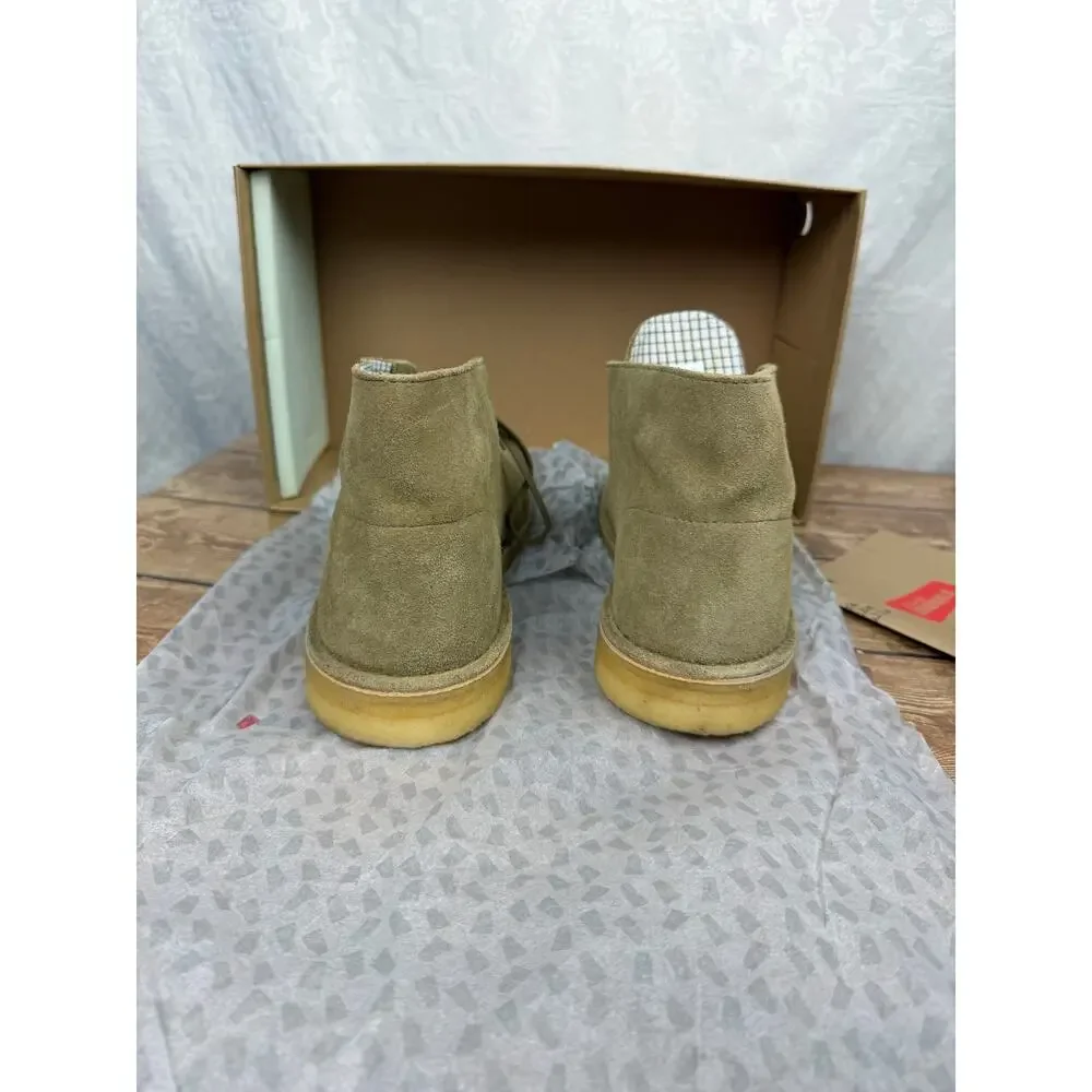 Clarks Originals Men’s Desert Boot Tan/Sand Suede Chukka Boots Lace Up Size 9